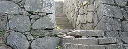 福岡城本丸の石段