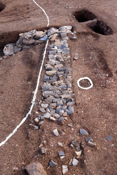 鴻臚館跡の瓦敷き遺構（17次調査 SX1078）