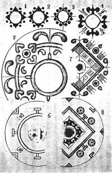 図１．王莽鏡の起源及びその概略図