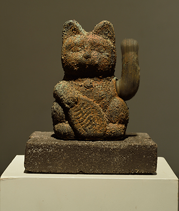2000年後に発掘された招き猫の出土品