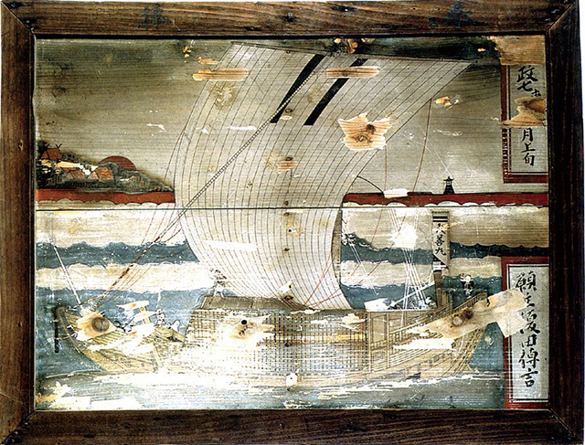 廻船を描いた絵馬 / 江戸時代