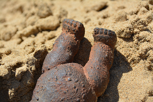 2000年後に発掘されたキューピー人形の出土品