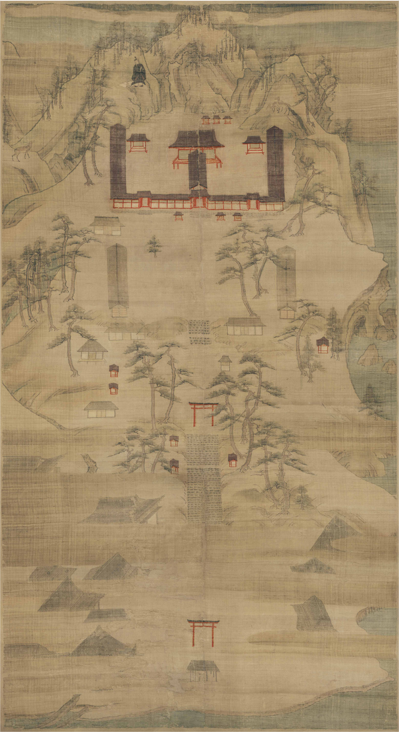 図２ 志賀海神社縁起（境内図）（史料1）